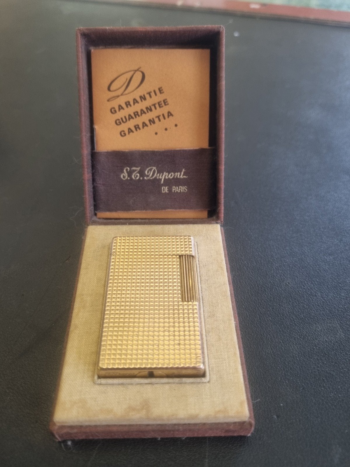Vintage S.T. Dupont vergulde aansteker, Ophalen, Gebruikt, S.T. Dupont, Contact@st-dupont.com