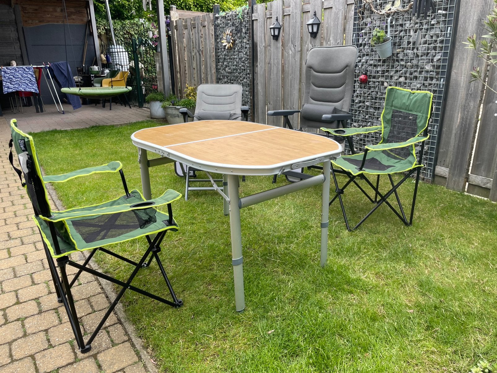 Camping set, Ophalen, Zo goed als nieuw, Aluminium
