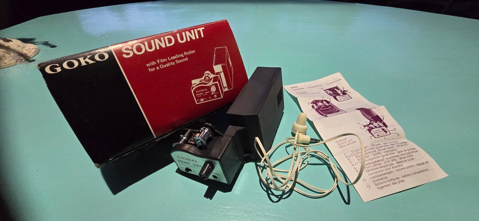 Goko Sound Unit met Film Leading Roller - Vintage Audio, Ophalen of Verzenden, Zo goed als nieuw, Audio