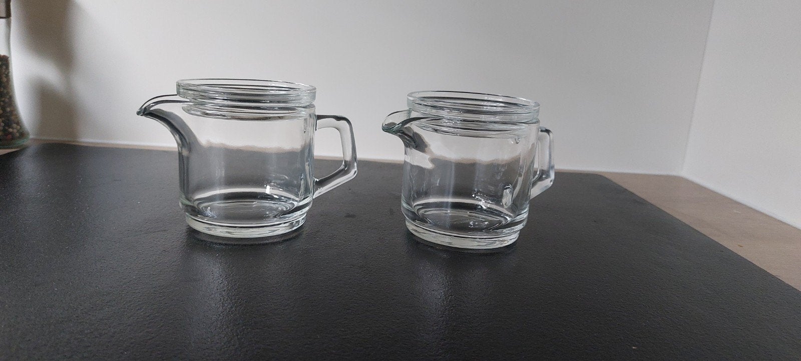 Vintage glazen theepotjes van Pickwick, Glas of Glazen, Overige merken, Vintage, Ophalen of Verzenden