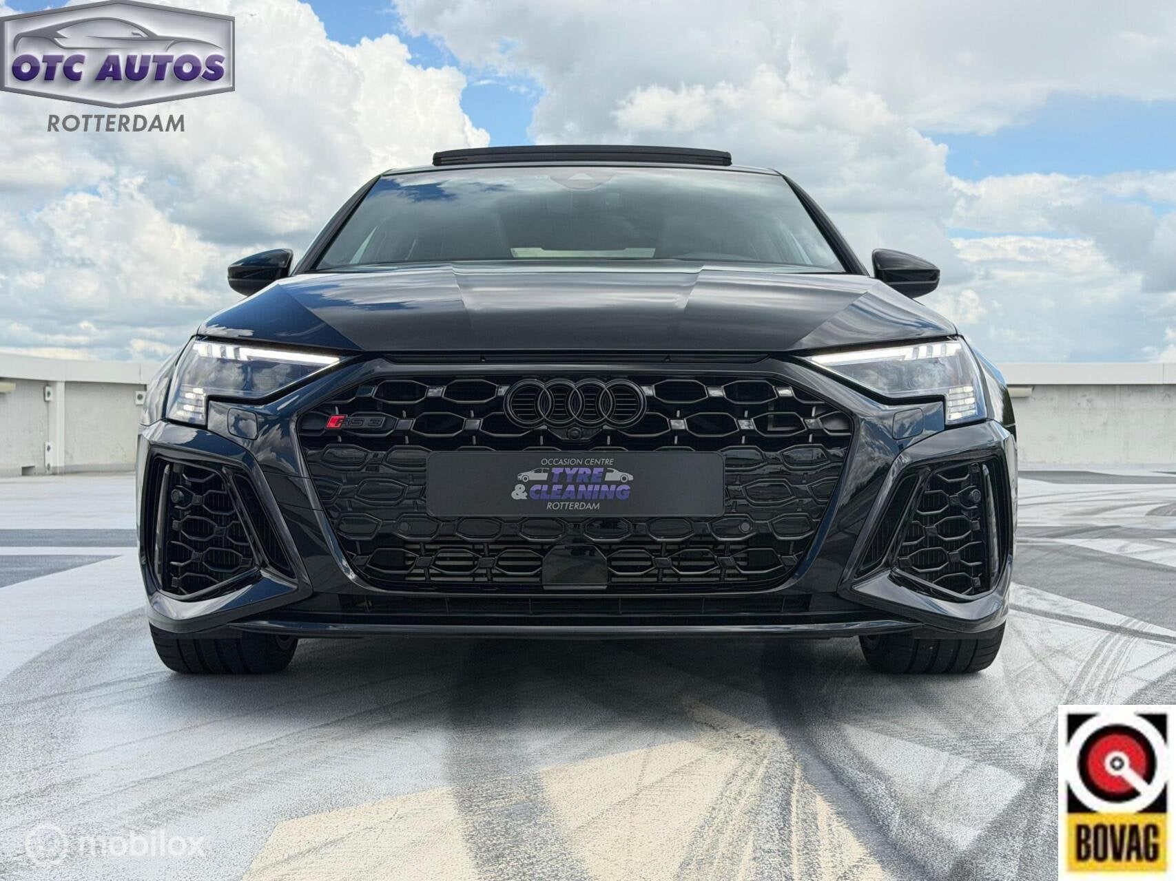 Audi RS 3 2.5 TFSI RS 3 quattro full options Pan. schuifdak, Auto's, Automaat, 12 maanden, Gebruikt, Zwart