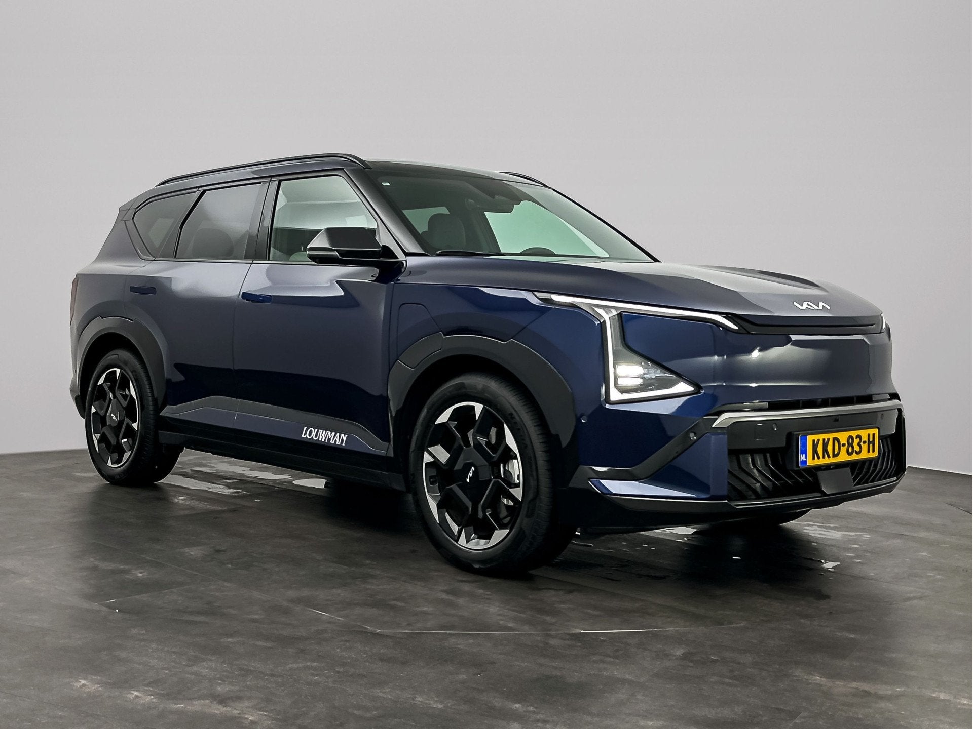 Kia EV5 GT-PlusLine 81.4 kWh beschikbaar per 10-02-2027 | de, Auto's, Blauw, Kia Top Selectie, 505 km, Lichtsensor