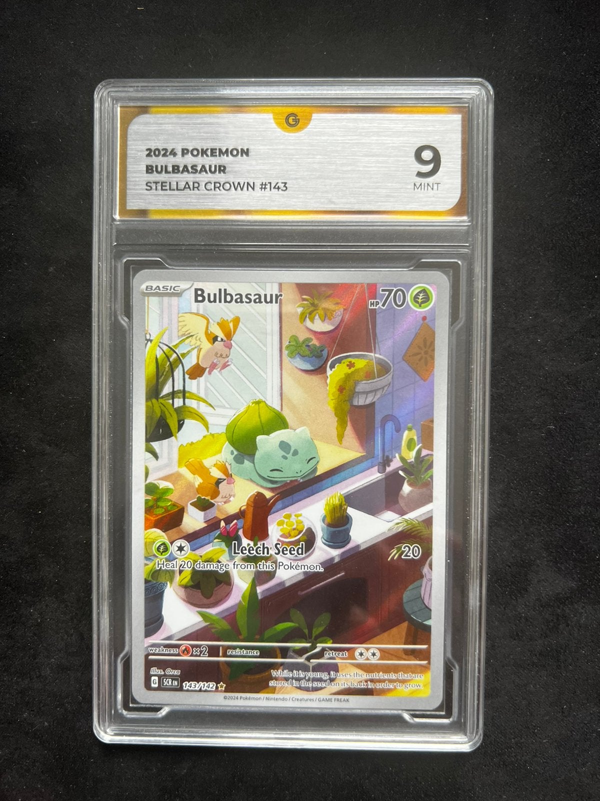 Bulbasaur Stellar crown Global 9, Ophalen of Verzenden, Zo goed als nieuw
