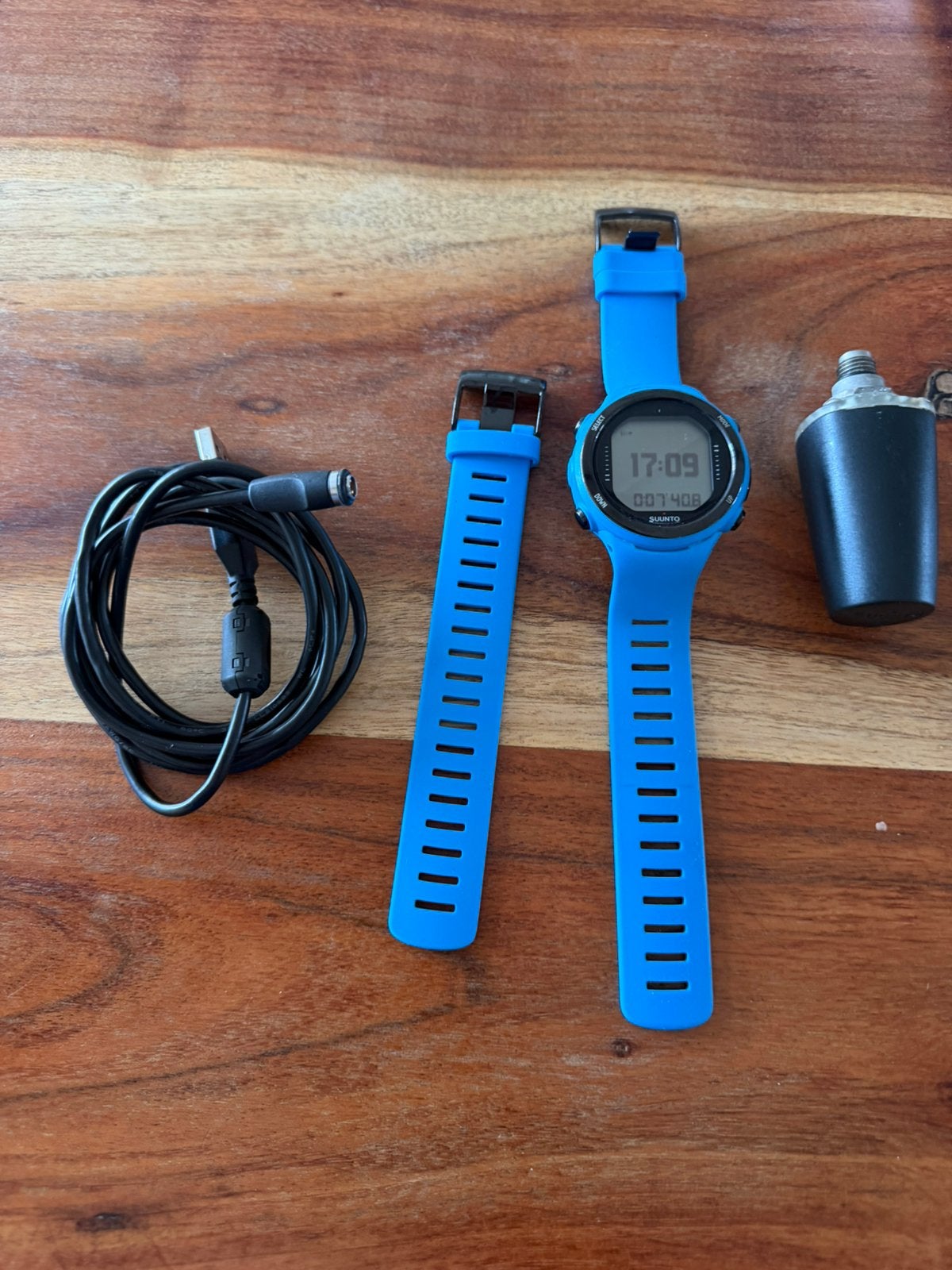 Suu to D4i duikcomputer, Ophalen, Gebruikt, Blauw, Waterdicht