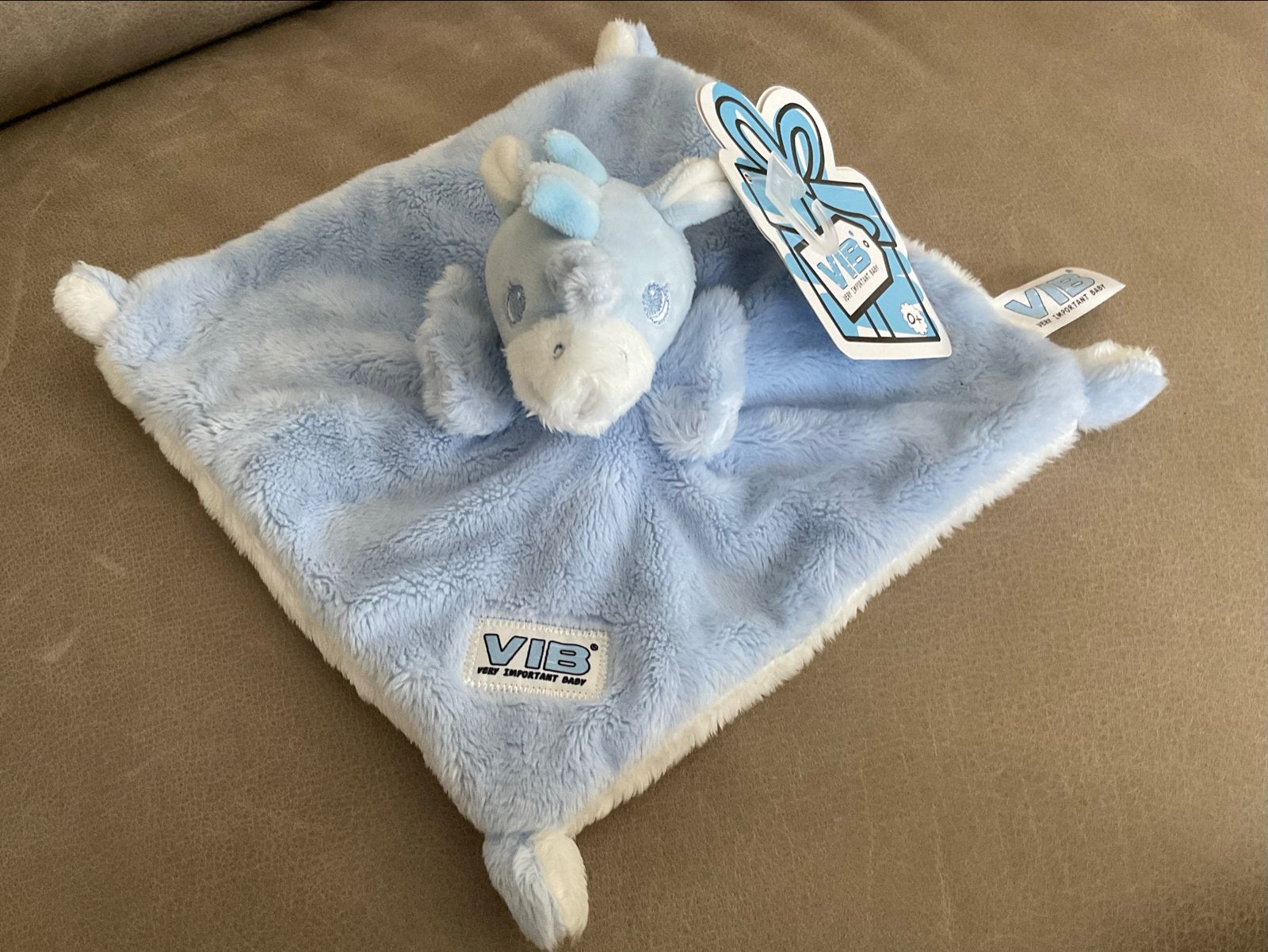 VIB Knuffeldoekje Blauw - Nieuw, Ophalen of Verzenden, Nieuw, Overige typen