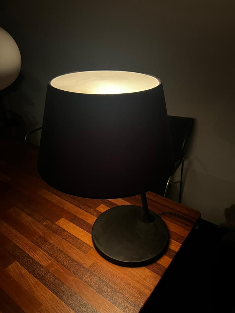 Philips Lirio Posada tafellamp design (art.nr. 3736430LI), Ophalen of Verzenden, Gebruikt, Metaal, 50 tot 75 cm