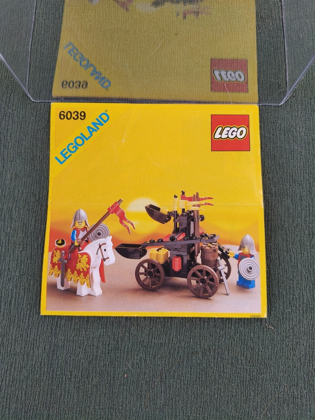 Lego Castle 6039: Kasteel Strijdwagen met Ridders, Compleet, Gebruikt, Lego, Ophalen of Verzenden