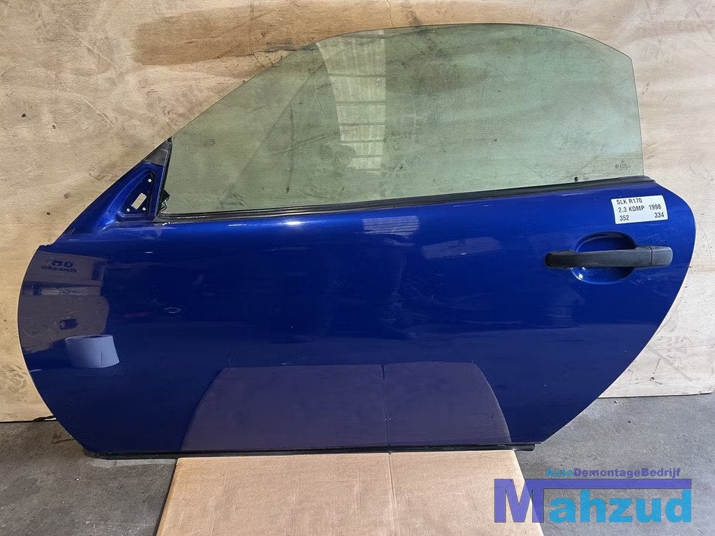 MERCEDES SLK R170 Blauw 352 deur links 1996-2004, Gebruikt, Mercedes-Benz AG, Deur, Mercedes-Benz