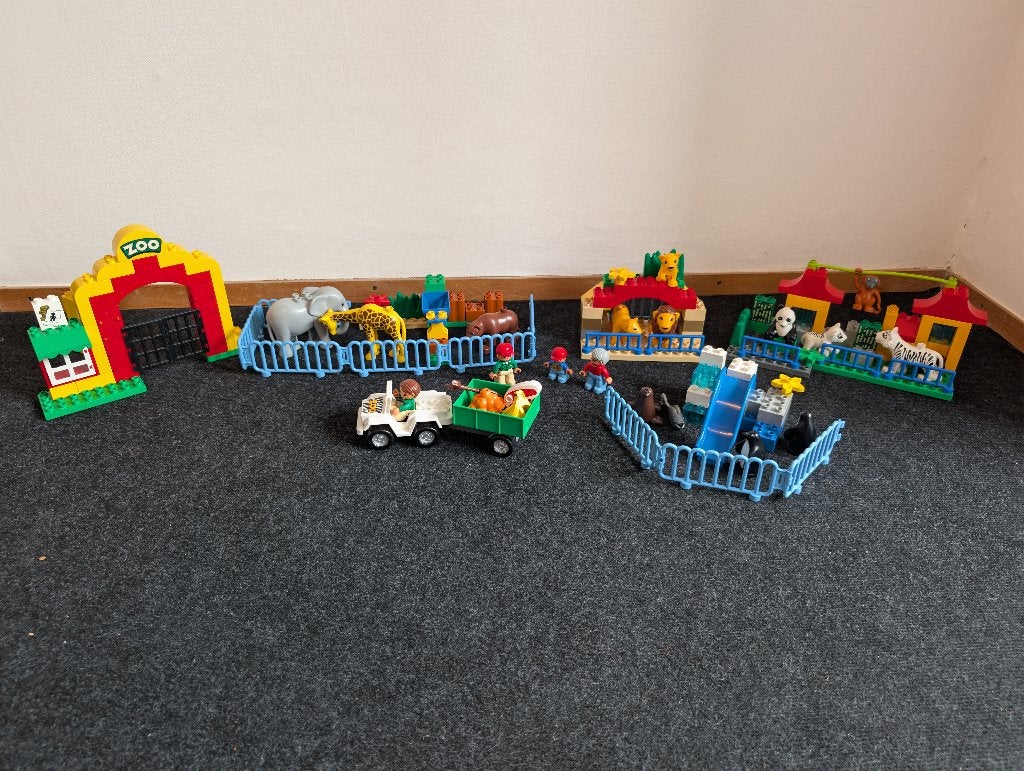 Duplo Grote dierentuin (6157) compleet, Kinderen en Baby's, Speelgoed | Duplo en Lego, Ophalen, Gebruikt, Compleet, Duplo