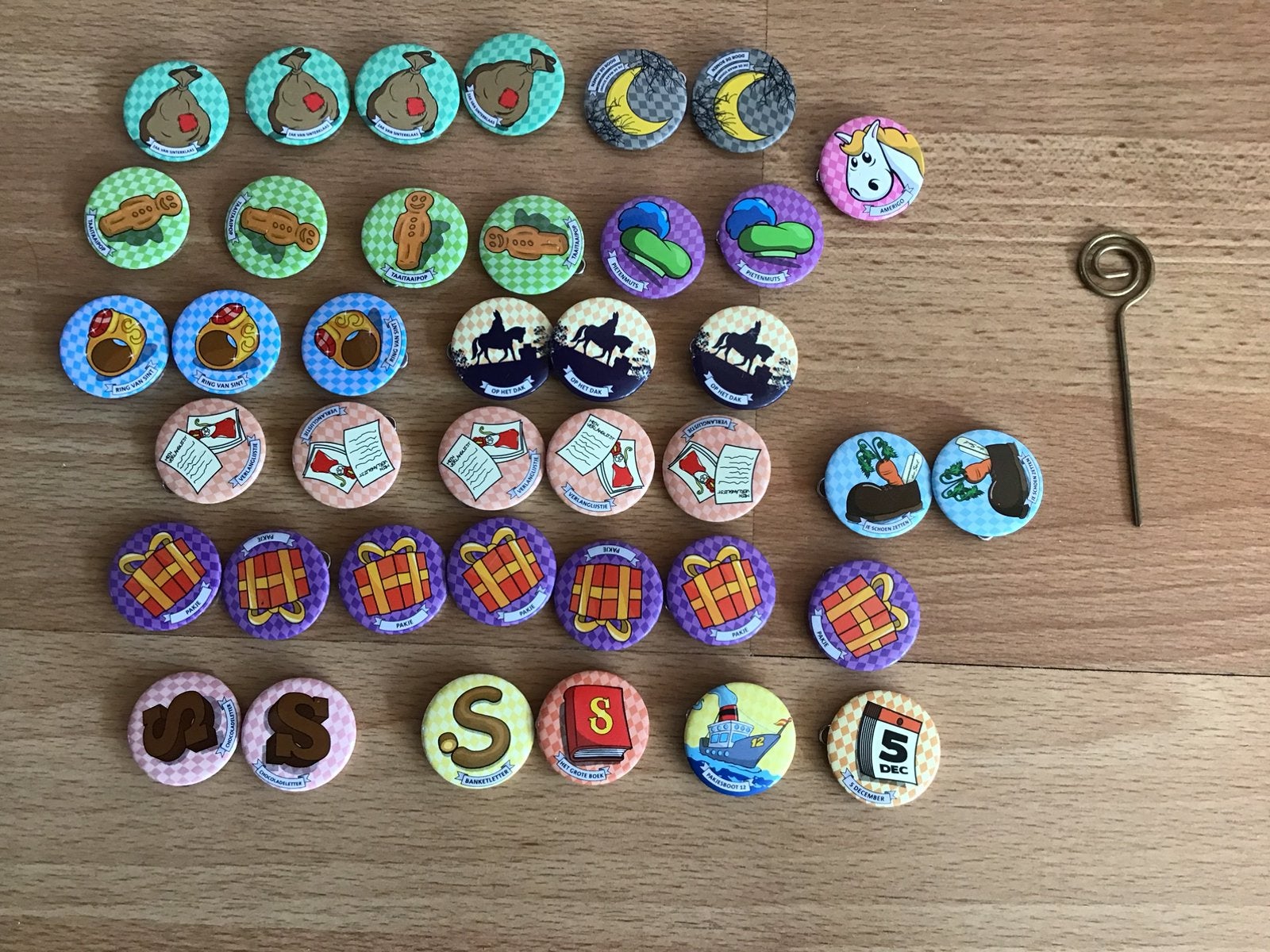 39 Sint & Piet Schuifspeldjes Sinterklaas, Ophalen of Verzenden, Zo goed als nieuw