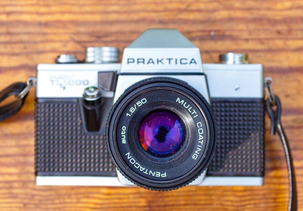 Praktica super TL 1000, Audio, Tv en Foto, Fotocamera's Analoog, Verzenden, Gebruikt, Spiegelreflex, Overige Merken