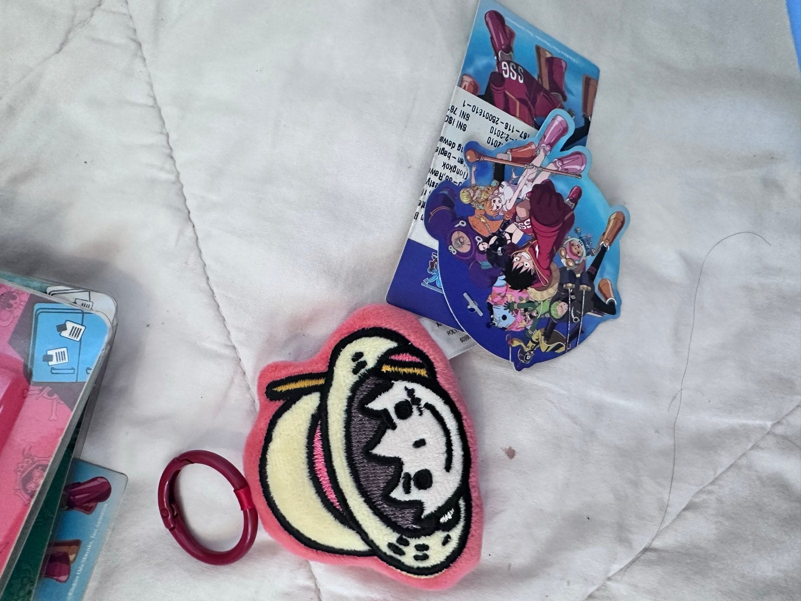 One Piece Sleutelhanger - Luffy's Strohoed, Nieuw, Ophalen of Verzenden, A, Knuffel of Figuurtje