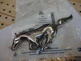 Chroom metalen ford Mustang paard embleem logo grill, Ophalen of Verzenden, Nieuw, Overige automerken