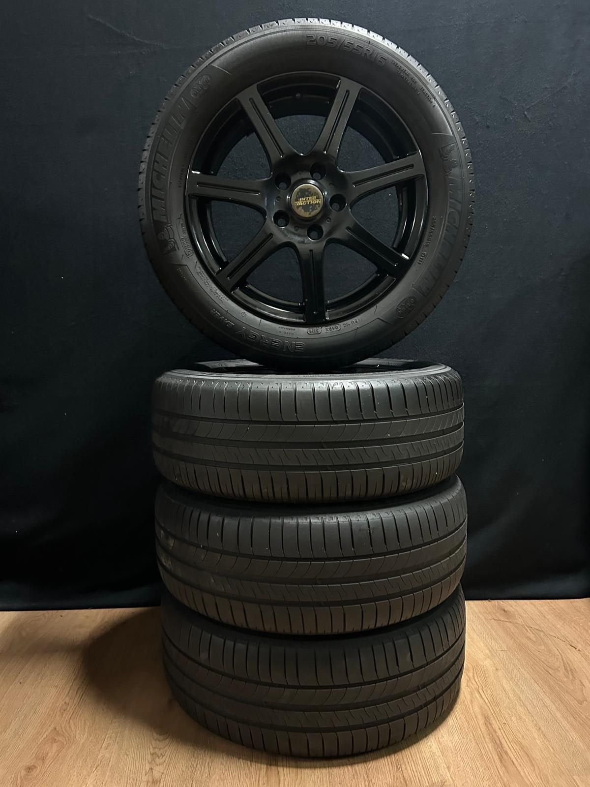 Velgenset InterAction 5X112 VAG + Michelin Zomerbanden, Auto-onderdelen, Banden en Velgen, Ophalen, Gebruikt, -, -