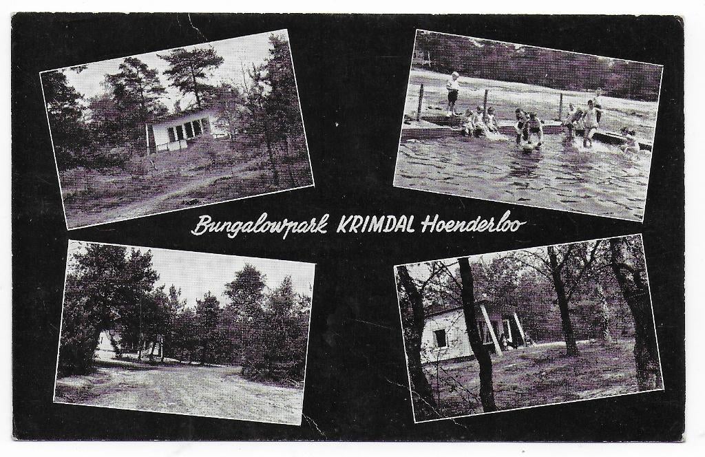 Hoenderloo Bungalow Krimdal Gelopen Ansichtkaart ( B7242 ), Ophalen of Verzenden, 1960 tot 1980, Gelopen