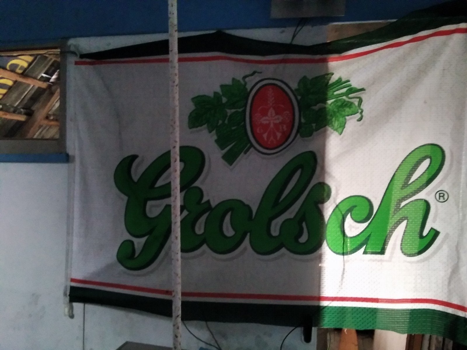 Grolsch spandoek - Reclamebanner, Ophalen of Verzenden