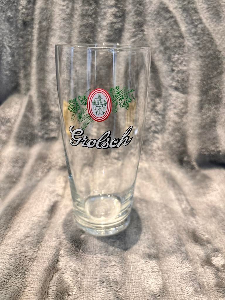 Grolsch Bierglas - Zo goed als nieuw, Ophalen of Verzenden, Zo goed als nieuw, Glas of Glazen, Grolsch