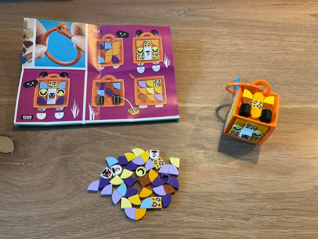 Lego Dots 41929, tassenhanger luipaard, Overige thema's, Ophalen of Verzenden, Zo goed als nieuw, Complete set