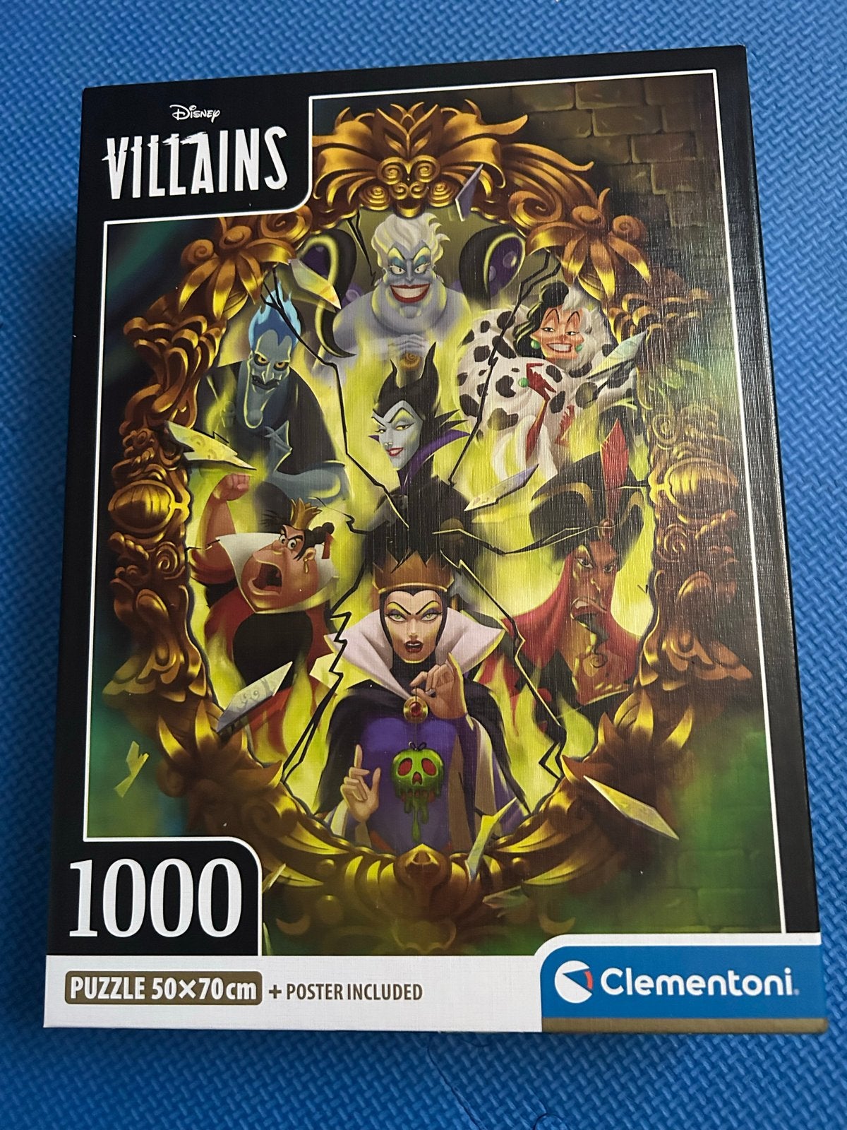 Disney Villains 1000 stukjes puzzel Clementoni, Ophalen of Verzenden, 500 t/m 1500 stukjes, Zo goed als nieuw, Legpuzzel