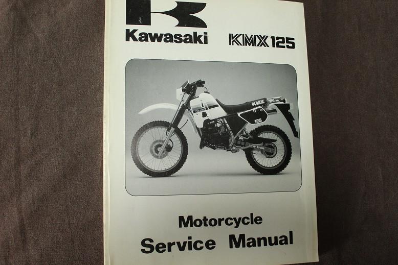 Kawasaki KMX125 1986 -1995 motorcycle service manual KMX 125, Ophalen of Verzenden, Kawasaki