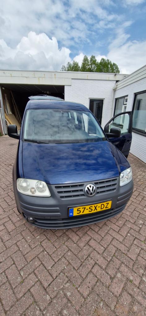 Volkswagen Caddy 1.4 Life 55KW Combi 2006 Blauw, Auto's, Bestelauto's, Voorwielaandrijving, Stof, 74 pk, 4 cilinders