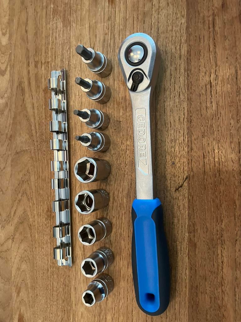 Gedore doppenset met inbussleutels, Doe-het-zelf en Verbouw, Gereedschap | Handgereedschap, Ophalen of Verzenden, Nieuw