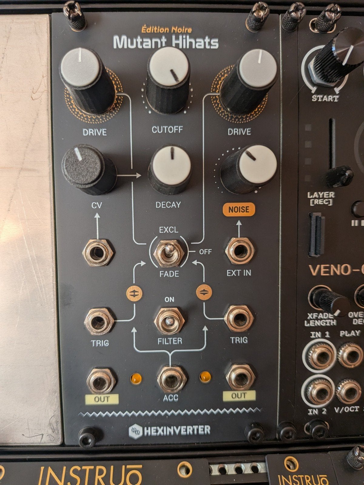 Eurorack: Hexinverter Mutant Hihats, Ophalen of Verzenden, Zo goed als nieuw, Overige merken