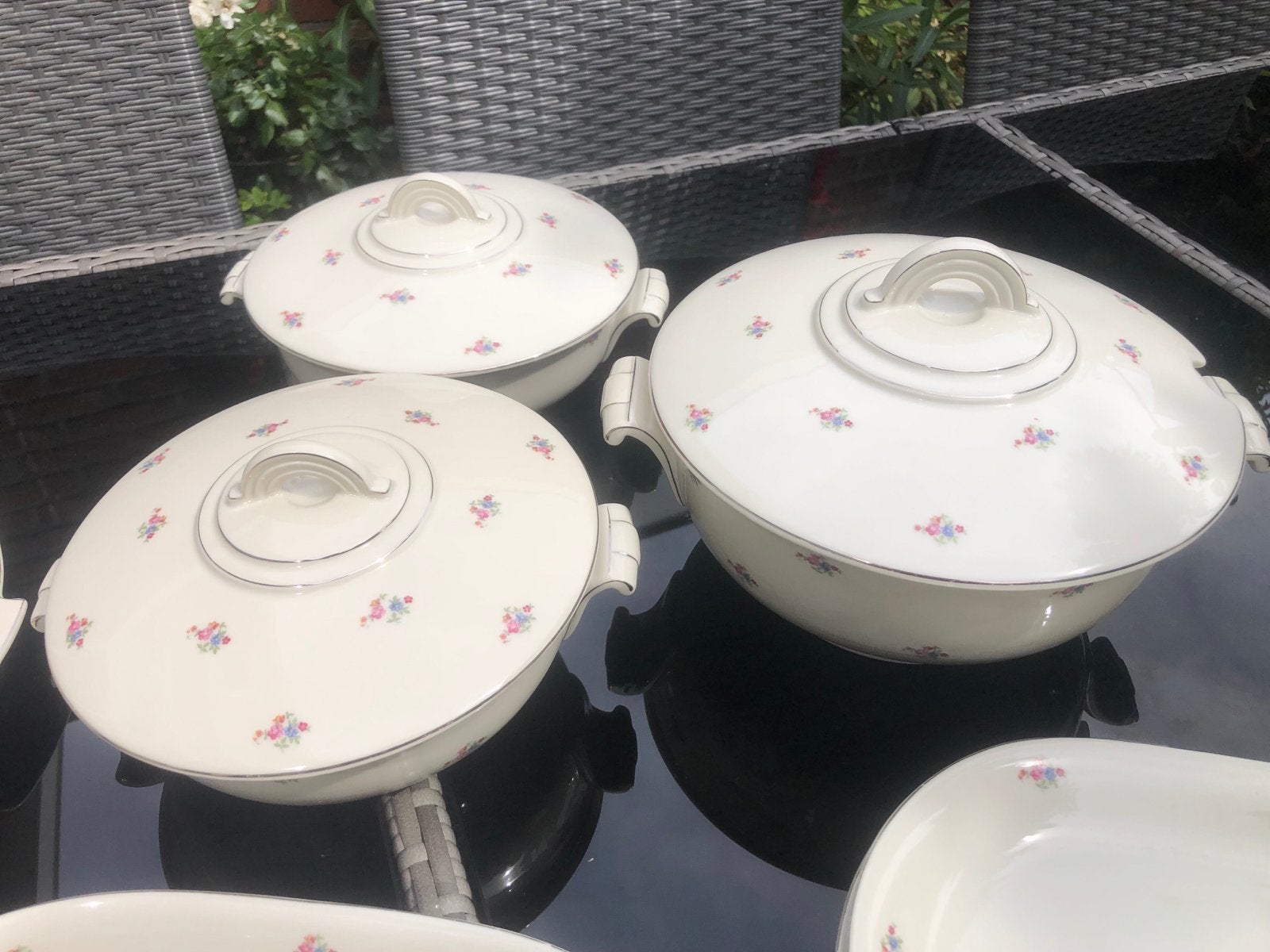 Vintage Arzberg Porselein Servies - Bloemenpatroon, Ophalen of Verzenden