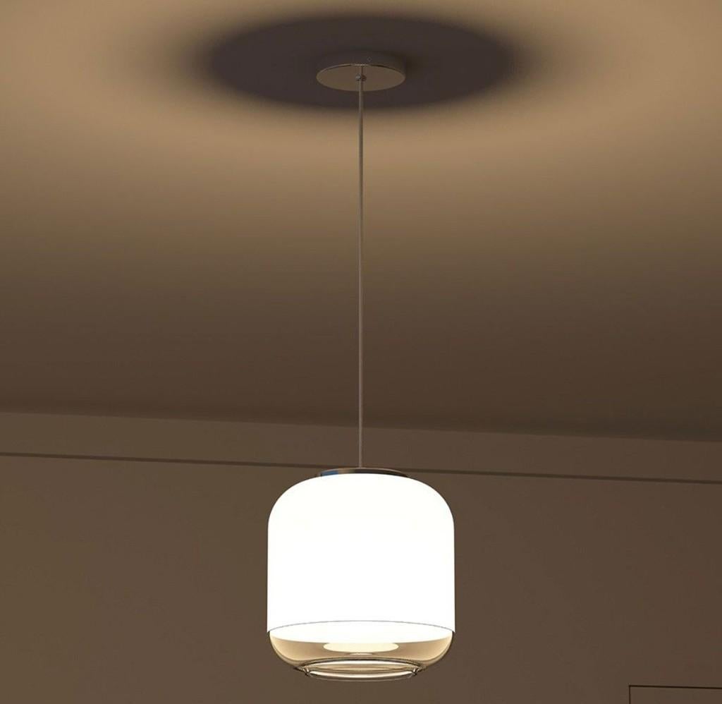 Plafondlamp PHILIPS myLiving Aleander Chrome 20W -35% OFF!!!, Ophalen of Verzenden, Nieuw, Glas, 75 cm of meer
