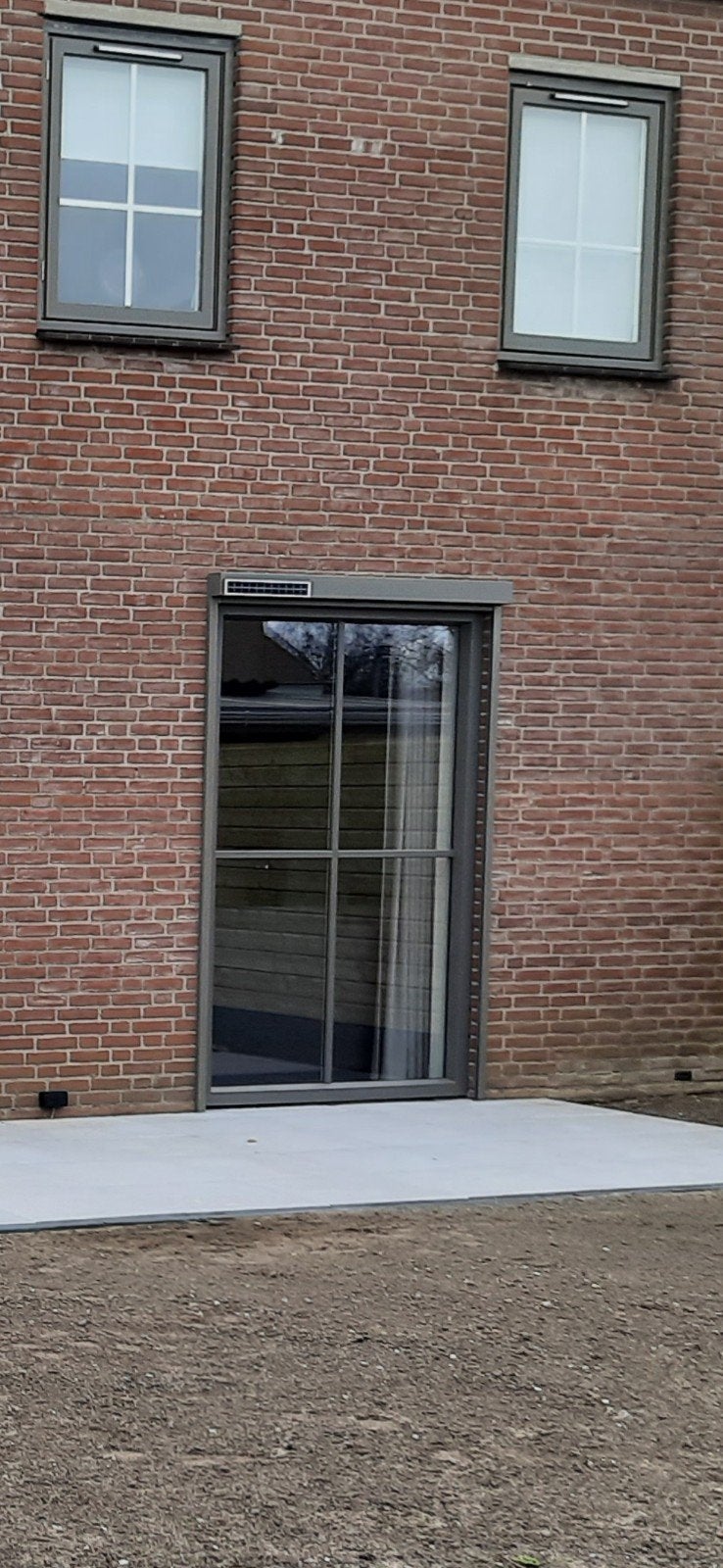 Solar screen kleur 7039 zo goed als nieuw 160 breed 235 hoog, Ophalen, Zo goed als nieuw, Grijs