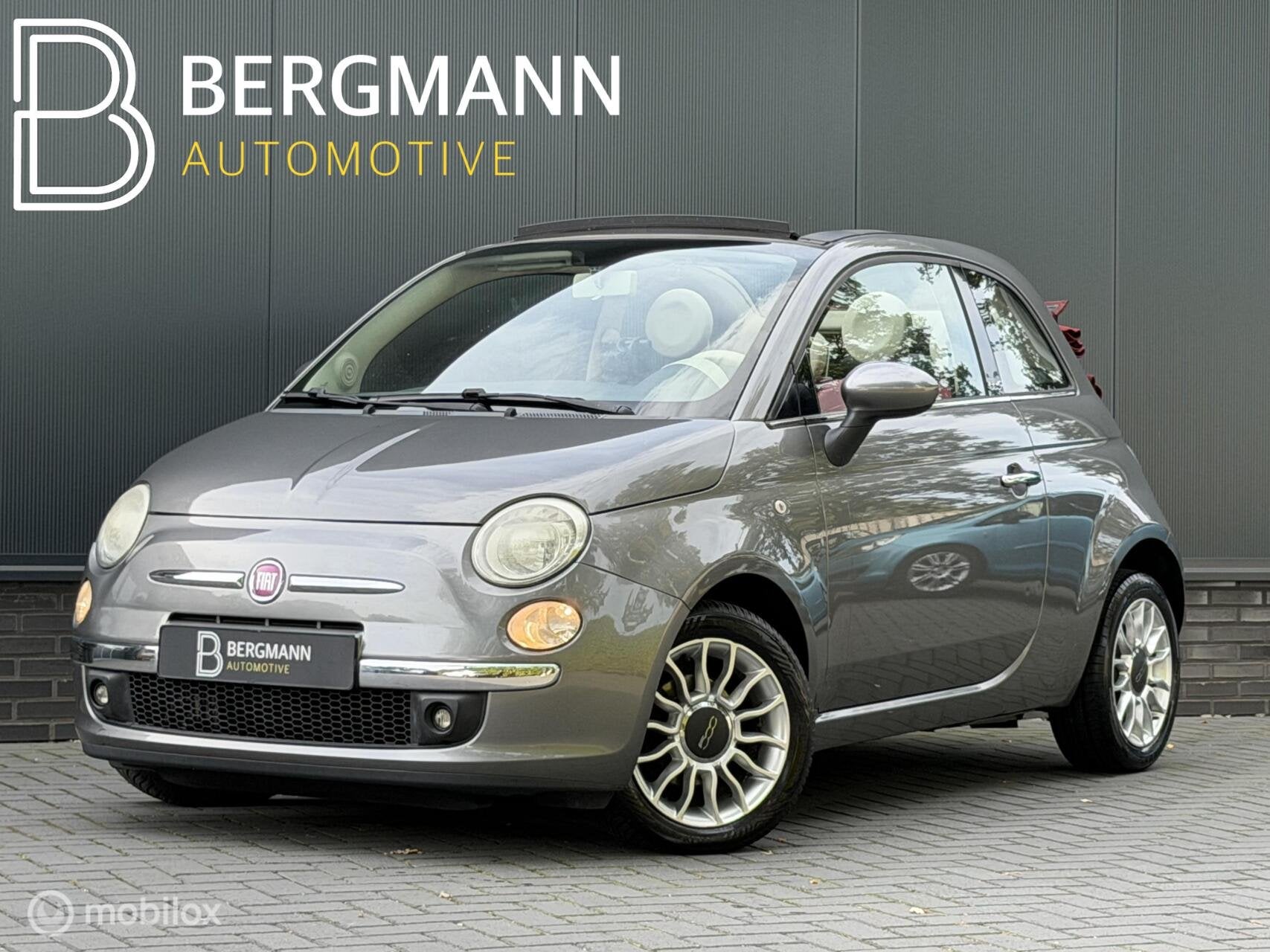 Fiat 500 0.9 TwinAir Lounge|climate|Leder|PDC|Navi|15” LM, Euro 5, 86 pk, Gebruikt, Leder