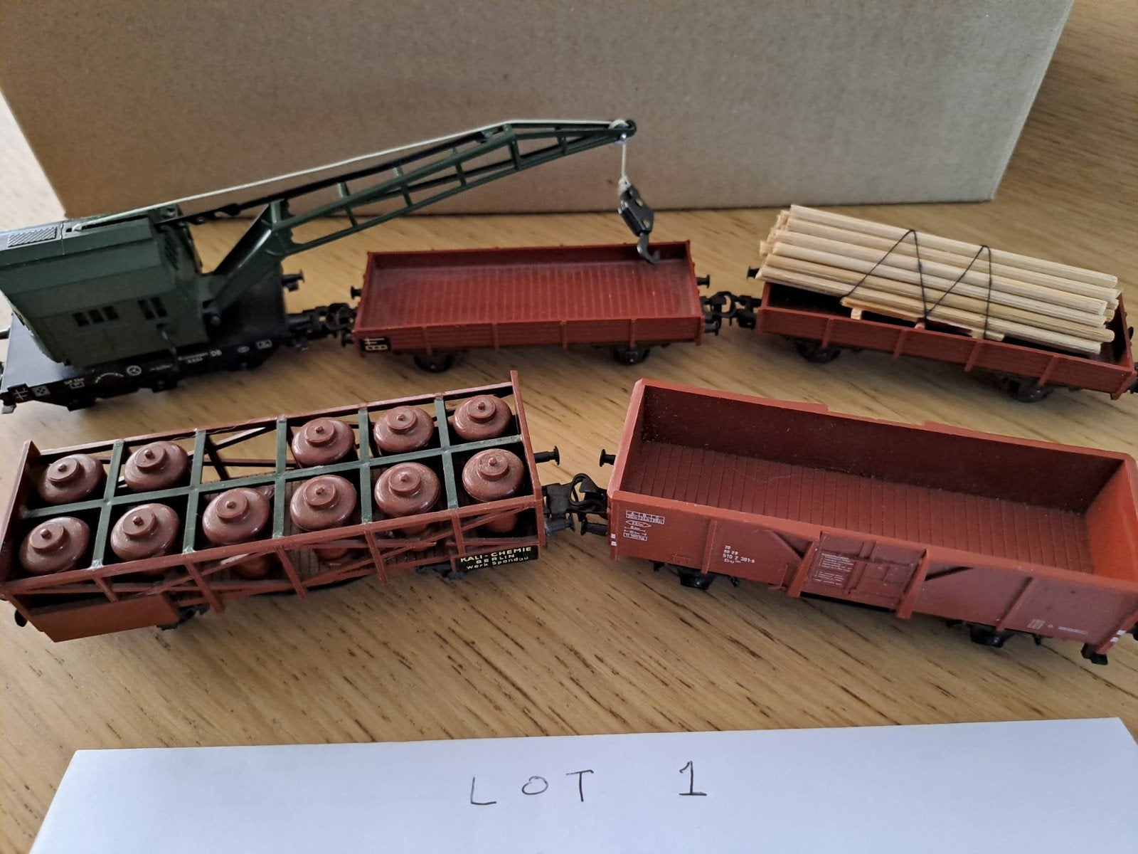 Marklin HO wagons  lot 1, Overige merken, Gebruikt, Gelijkstroom, Wagon