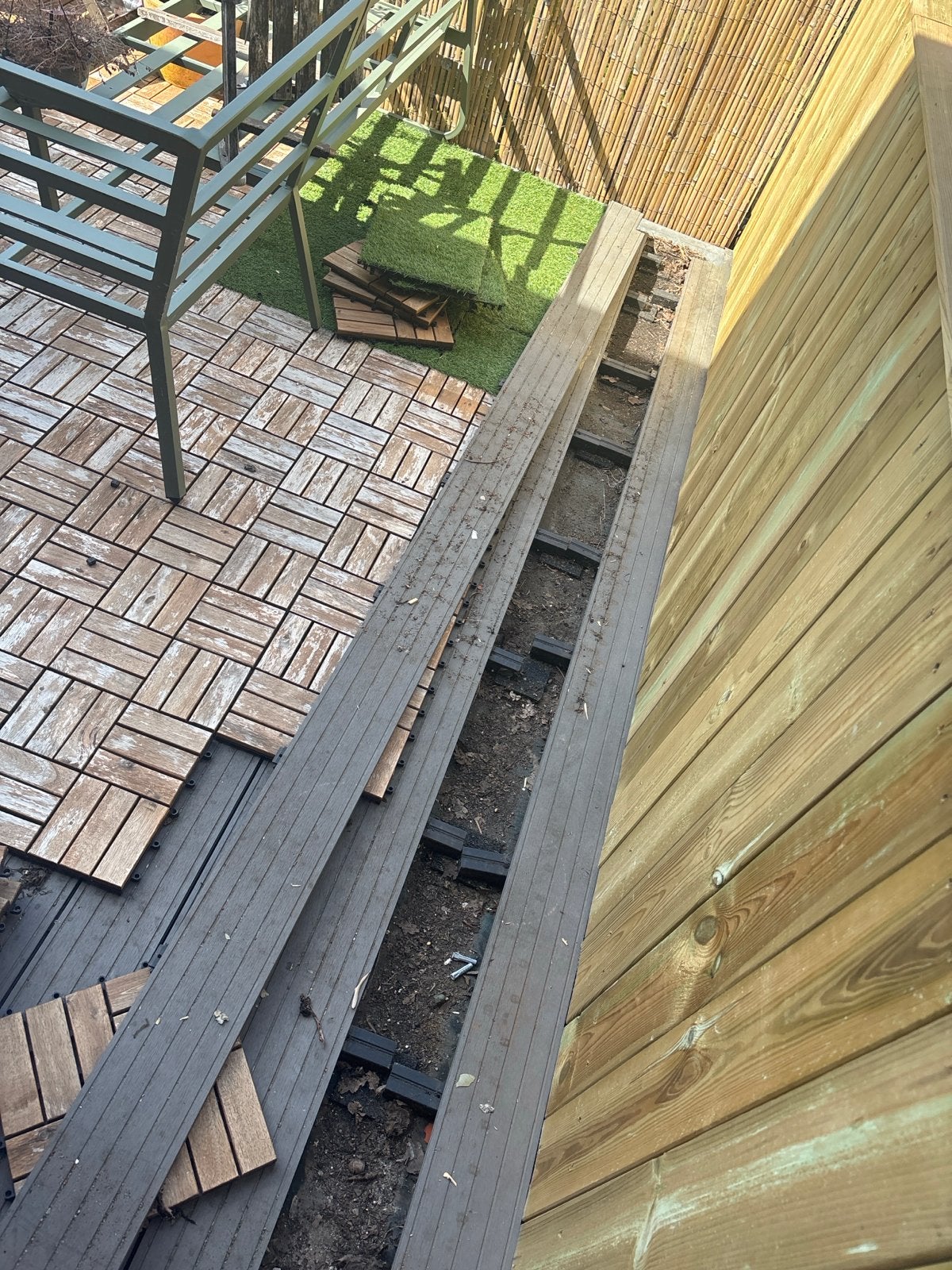 Composiet antraciet vlonderplanken, Tuin en Terras, Terrasdelen en Vlonders, Ophalen, Zo goed als nieuw, Composiet