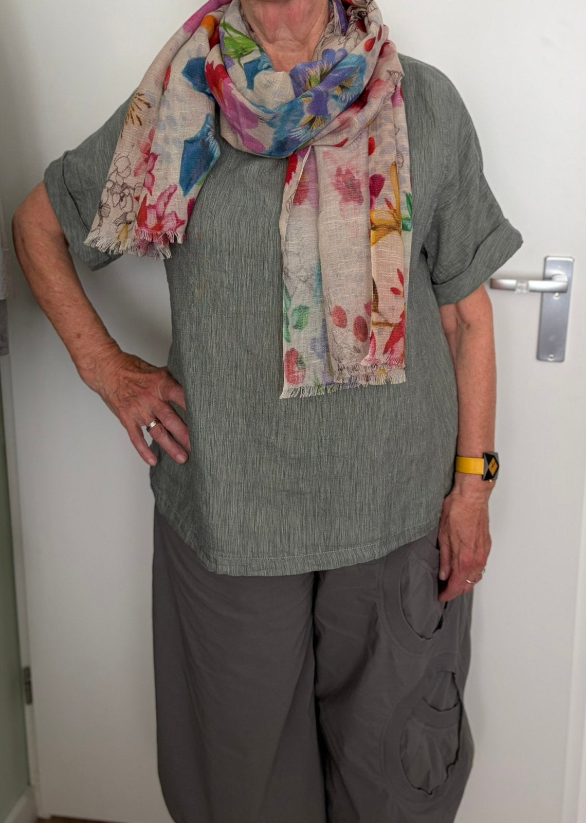 Oska blouse maat 2, Kleding | Dames, T-shirts, Verzenden, Maat 42/44 (L), Zo goed als nieuw, Korte mouw