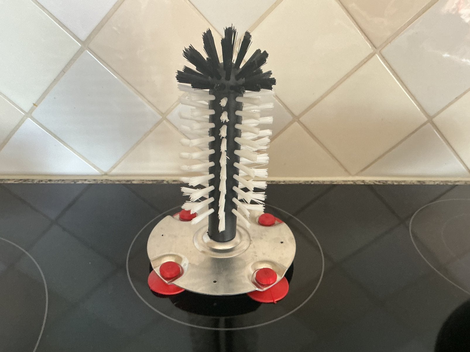 Borstel om bierglazen te spoelen, Ophalen of Verzenden, Zo goed als nieuw, Bierglas