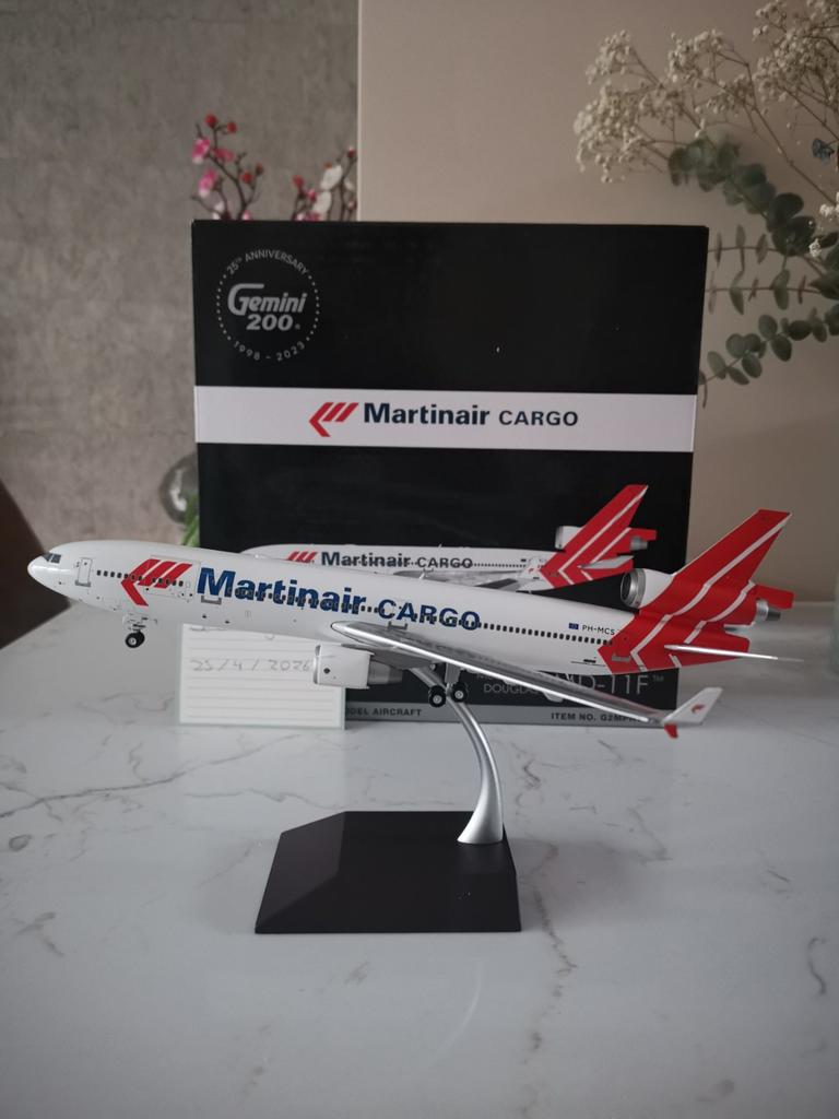 Martinair MD-11F Gemini Jets 1:200 G2MPH1304 Reg. PH-MCS, Overige merken, 1:200 of kleiner, Nieuw, Ophalen of Verzenden