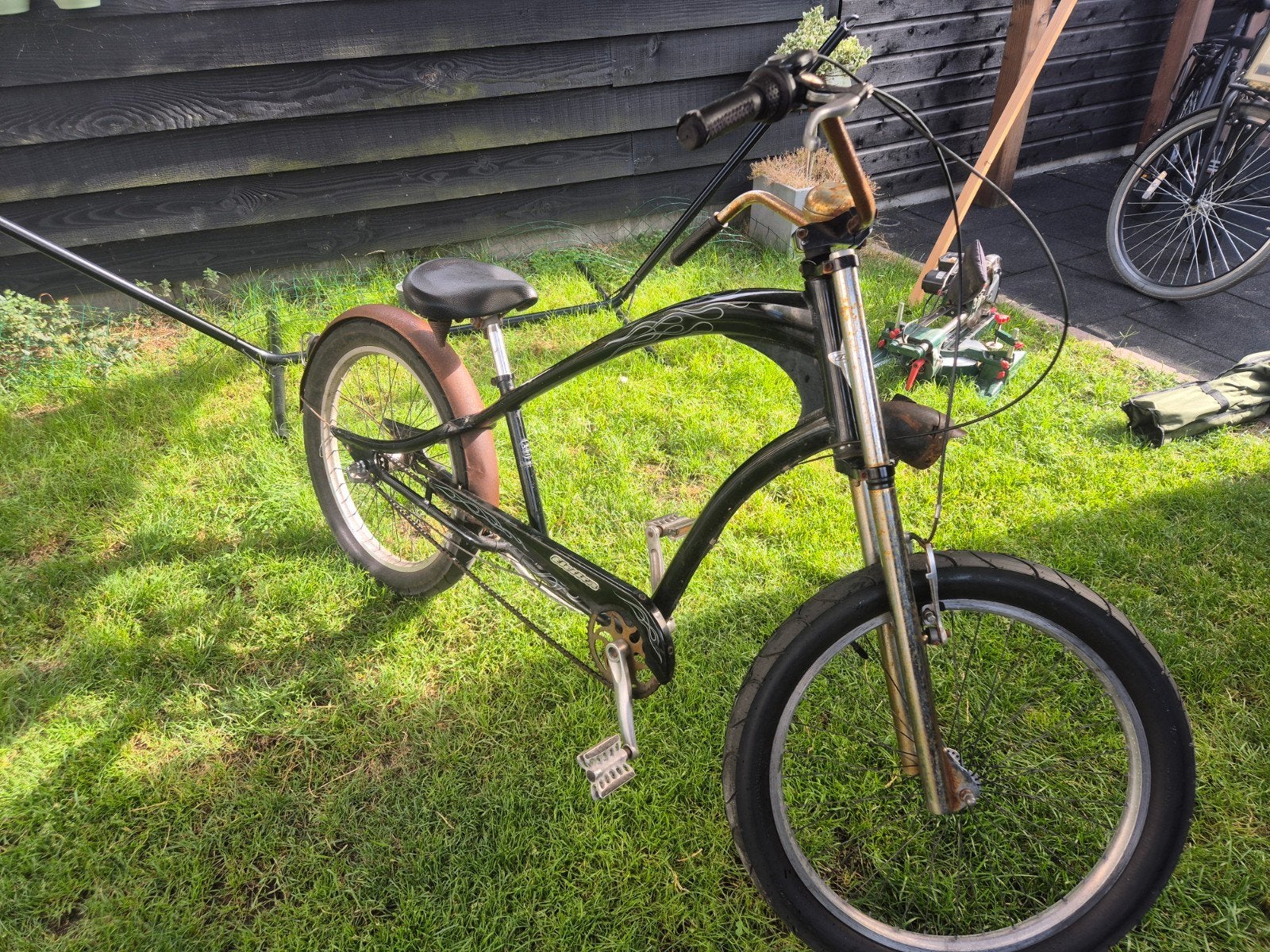 Electra Beach Cruiser Fiets - Zwart, Gebruikt, Terugtraprem, Gebruikt, Minder dan 49 cm, Ophalen