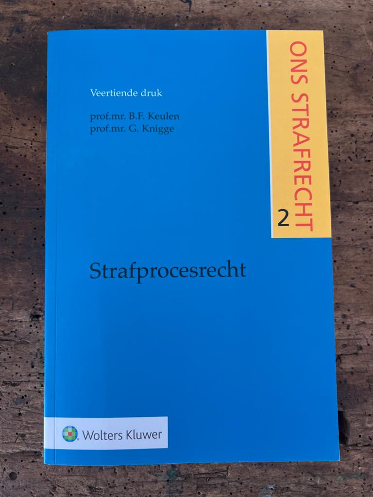 Ons Strafrecht 2 | Studieboek Strafprocesrecht B.f. Keulen, Sociale wetenschap, Zo goed als nieuw, B.F. Keulen, Ophalen of Verzenden