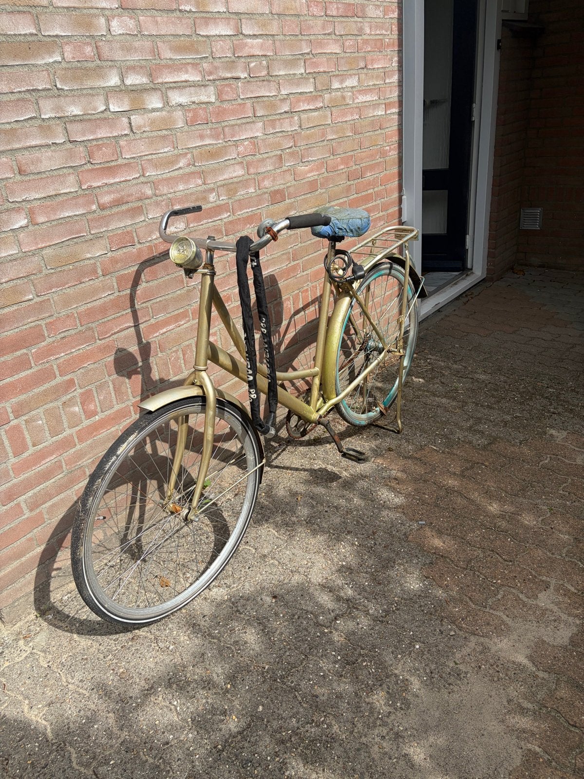 Oude fiets, heeft een opknapbeurt nodig, Velgrem, Ophalen, Overige merken, 53 tot 56 cm