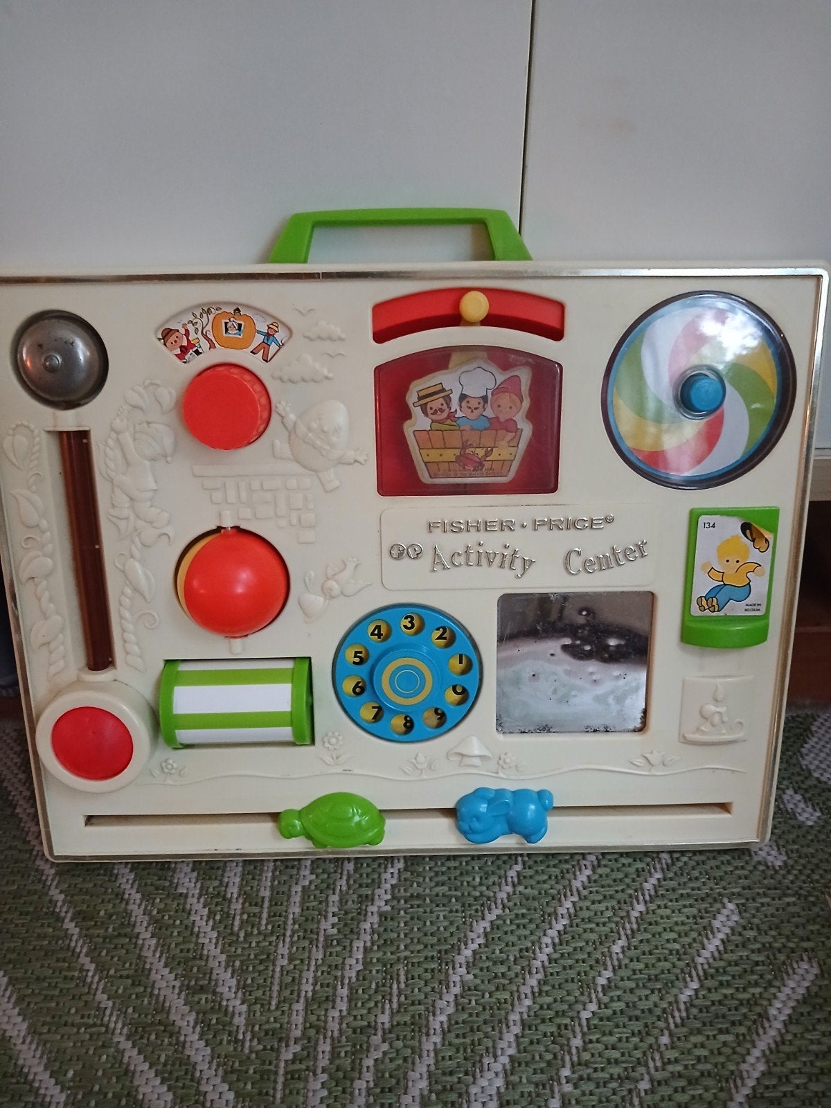 Vintage fisher price activity center, Ophalen of Verzenden, Gebruikt, Speelset