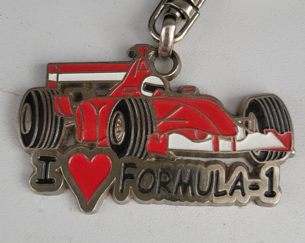 Sleutelhanger I Love Formula 1 - Raceauto, Ophalen of Verzenden, Gebruikt, Sport