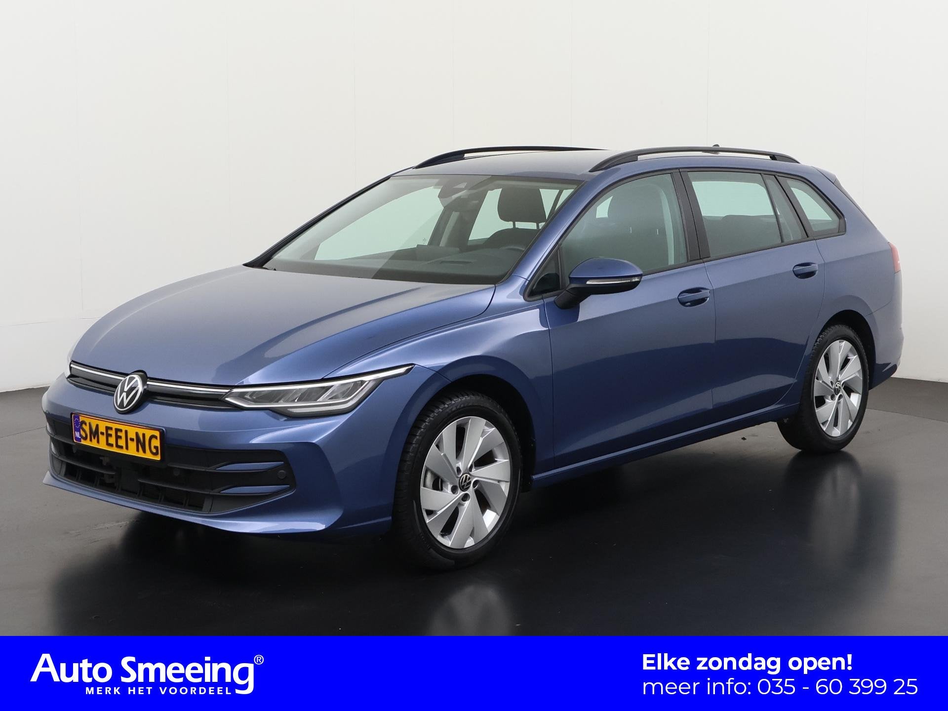 Volkswagen Golf Variant 1.5 eTSI Life DSG | Facelift | Trekh, Auto's, 12 maanden, Stof, 4 cilinders, Blauw