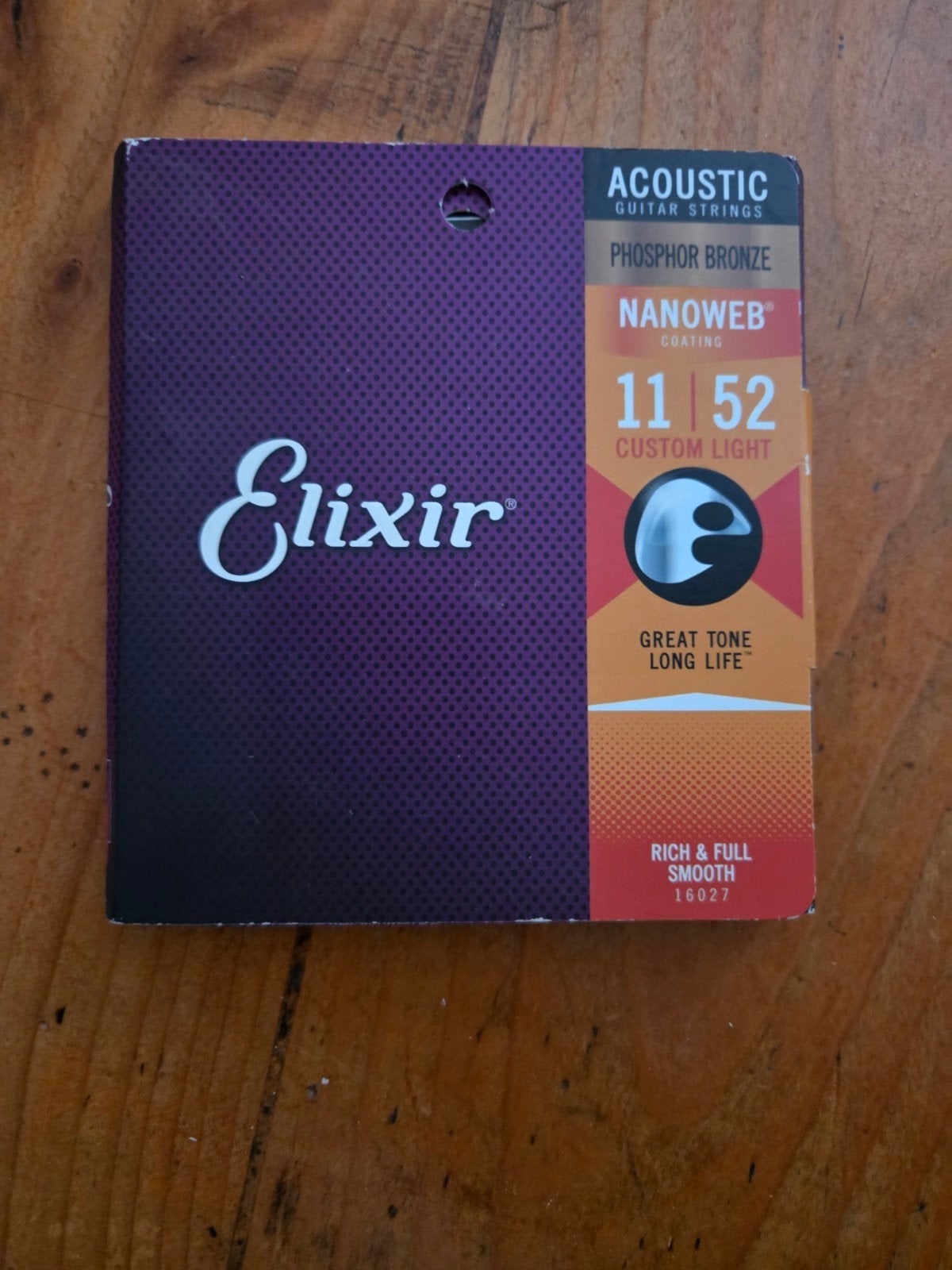 Elixir Akoestische Gitaarsnaren Nanoweb Phosphor Bronze
