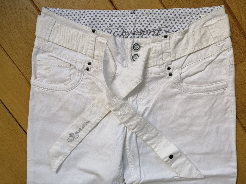 EDC by ESPRIT broek HIGH FIVE bootcut wit maat 36 - nieuw -, Wit, Nieuw, Ophalen of Verzenden, W28 - W29 (confectie 36)