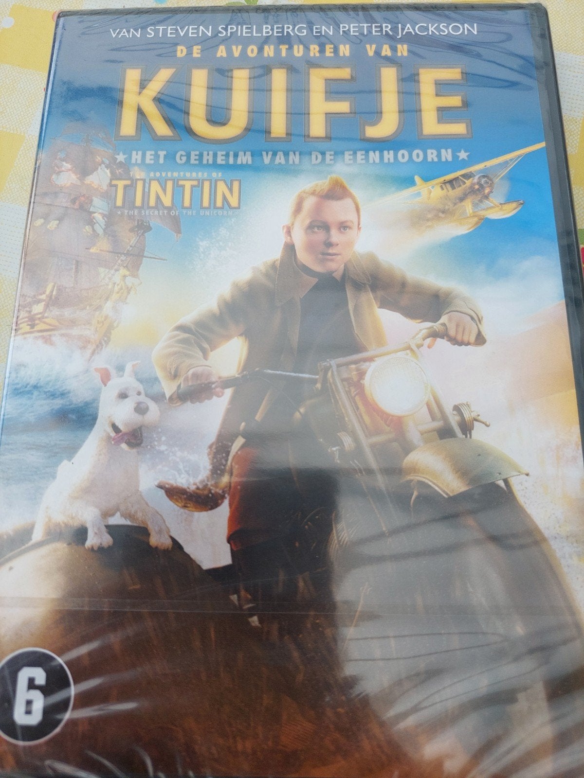 De Avonturen van Kuifje: Het Geheim van de Eenhoorn (DVD), Cd's en Dvd's, Avontuur, Nederlands, Alle leeftijden, Ophalen of Verzenden