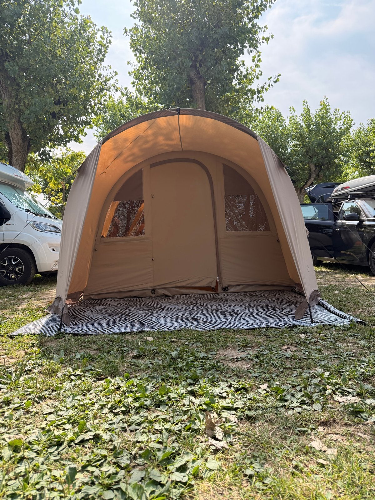Bardani Mazara 260 4-persoons tent, Ophalen, Zo goed als nieuw, Tot en met 4