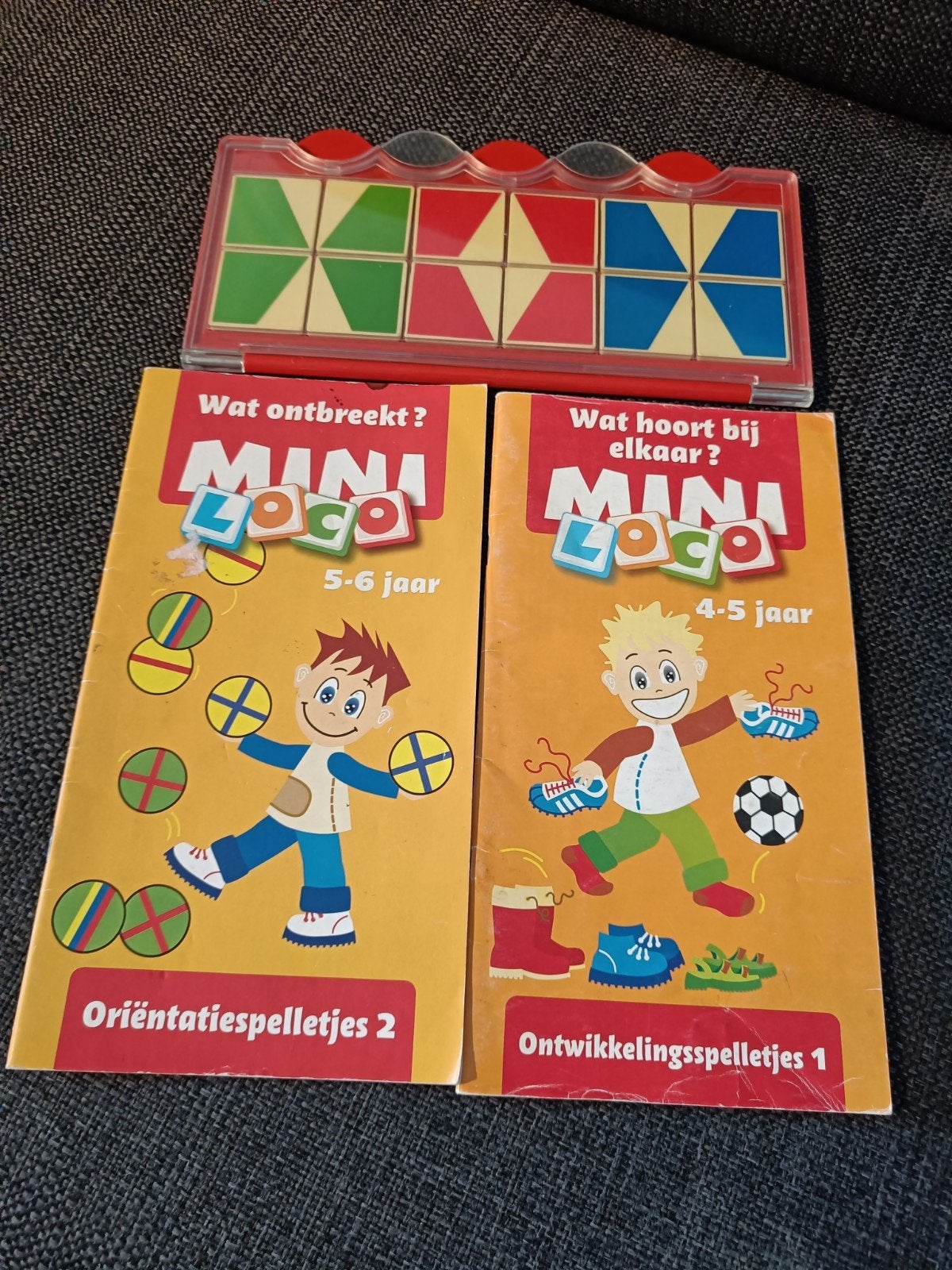 Mini Loco Spelletjes met Boekjes 4-6 jaar, Ophalen of Verzenden, Gebruikt, Puzzelen