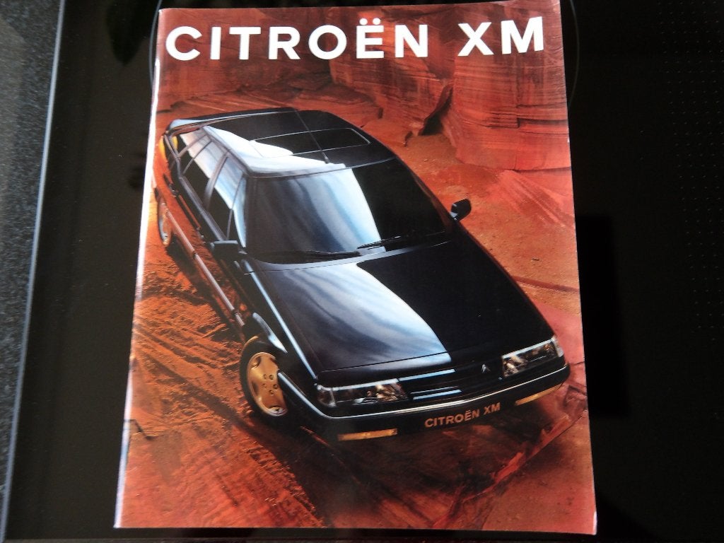 Citroën XM Brochure - Zeldzaam Collecters Item, Ophalen of Verzenden, Zo goed als nieuw, Citroën