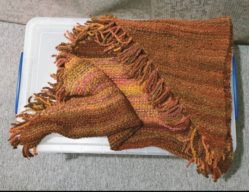Nieuw: Omslagdoek in warme multikleuren, Ophalen, Nieuw