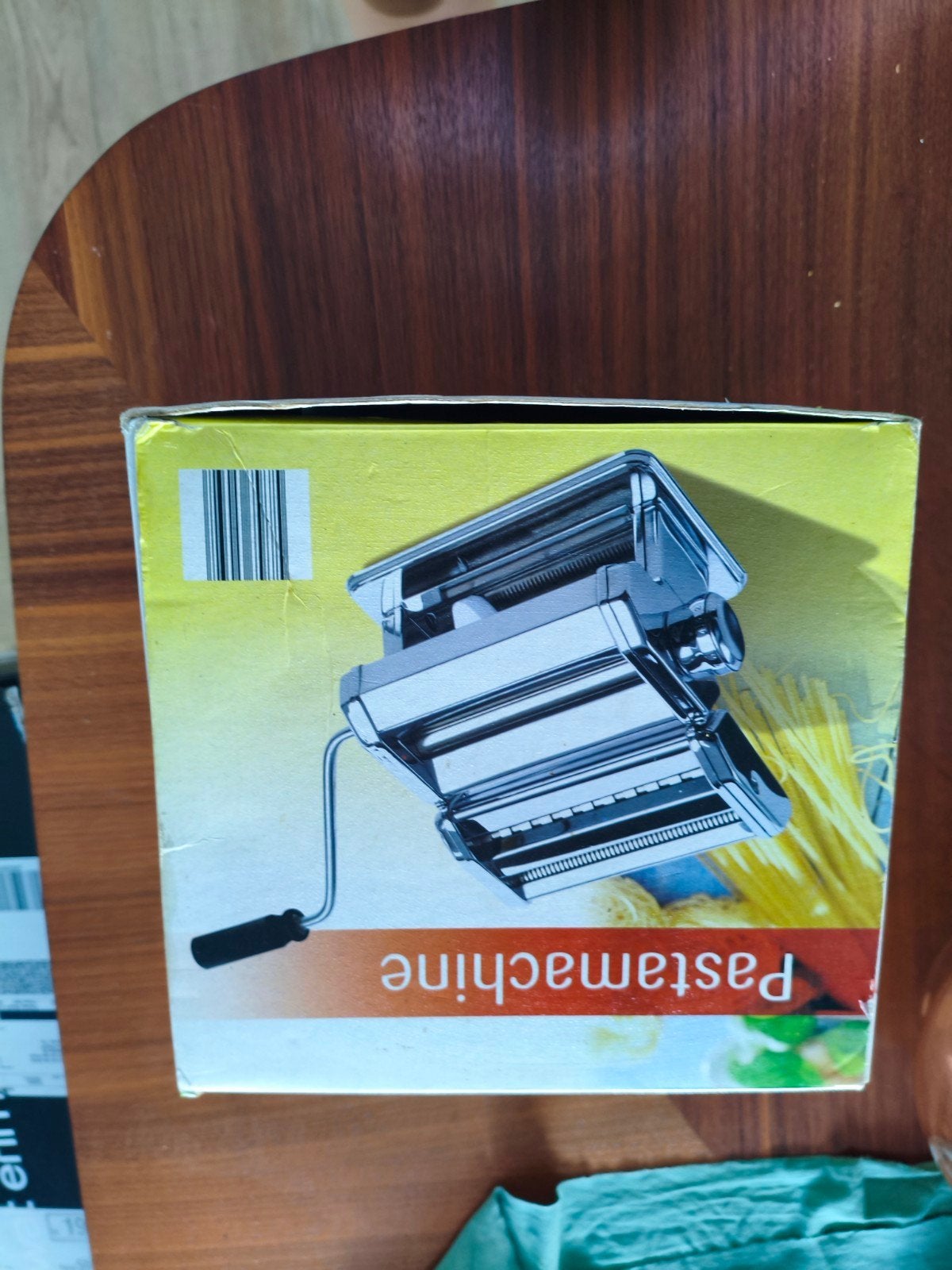 Pastamachine met opzetstukken voor tagliatelle en spaghetti, Ophalen, Zo goed als nieuw